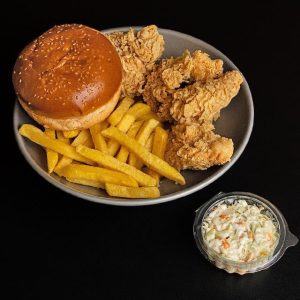 چیکن استریپس چهار تیکه